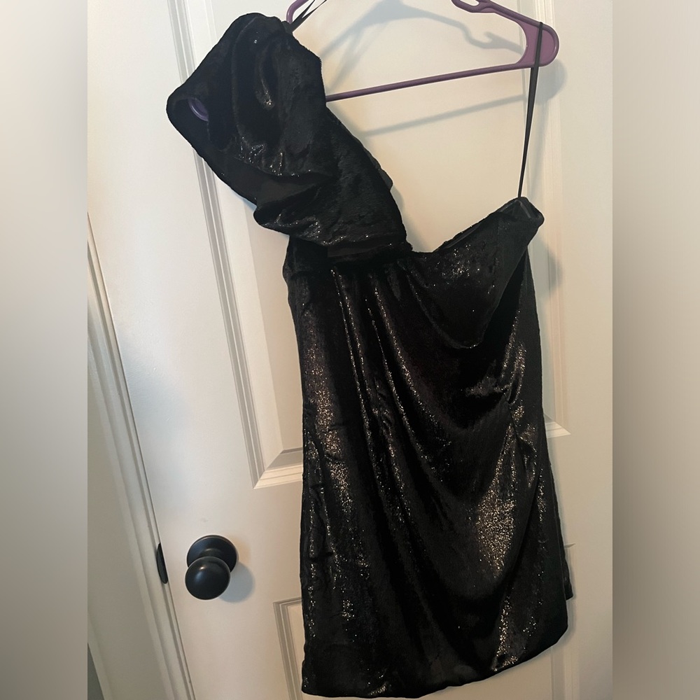 DO+BE Black Shimmer cocktail dress in size large
